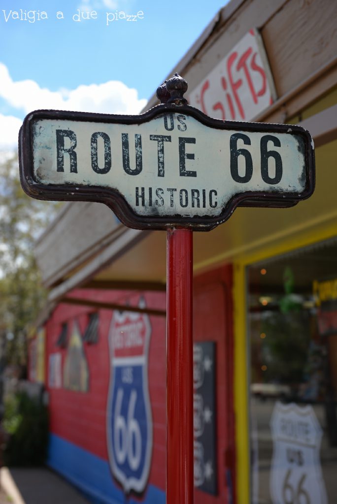 Route 66 on the road